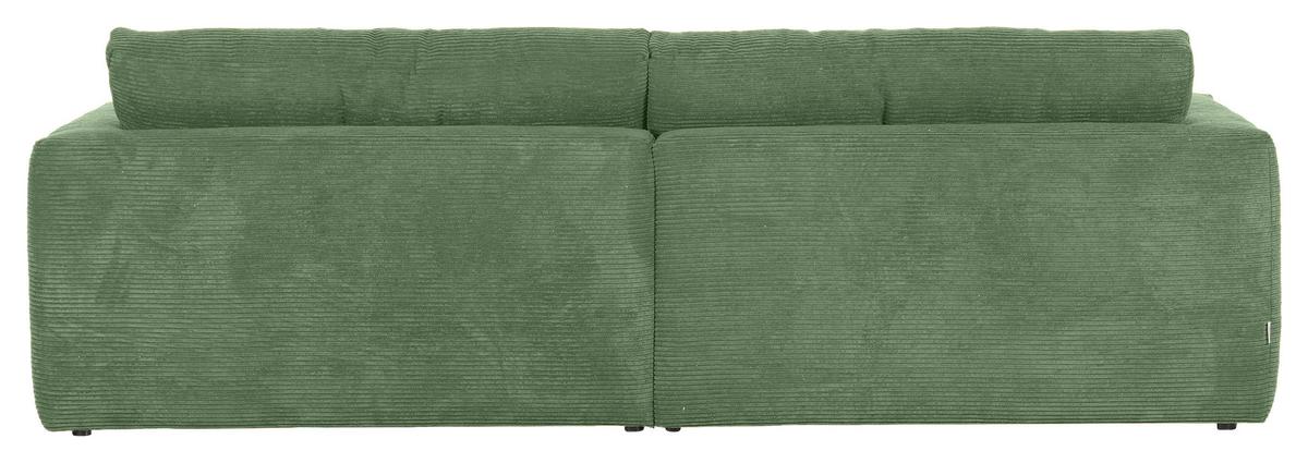 Bigsofa Manolis Olivgrün B: 260 cm - Schwarz/Olivgrün, KONVENTIONELL, Textil (260/66/115cm) - MID.YOU