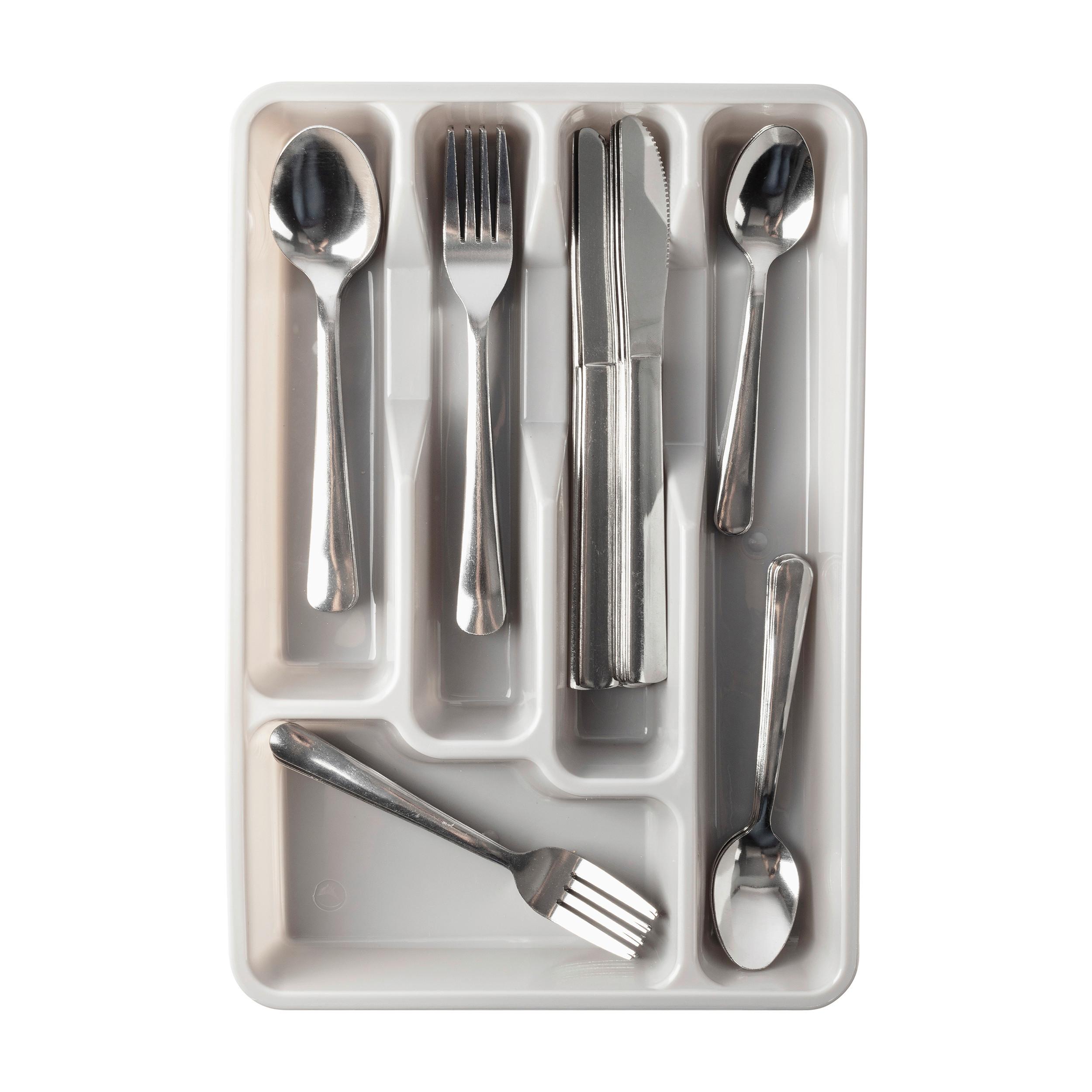 Besteckset Edelstahl 60-teilig - Silberfarben, Basics, Metall (33/5/22cm)