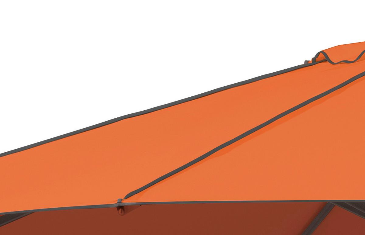 Sonnenschirm Adria BxHxT: 350x275x350 cm Terracotta - Anthrazit/Terracotta, Basics, Textil/Metall (350/275cm) - Schneider