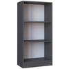 Regál Dilos š: 56 cm, antracitový - antracitová, Modern, kompozitné drevo (56/114/30cm) - MID.YOU