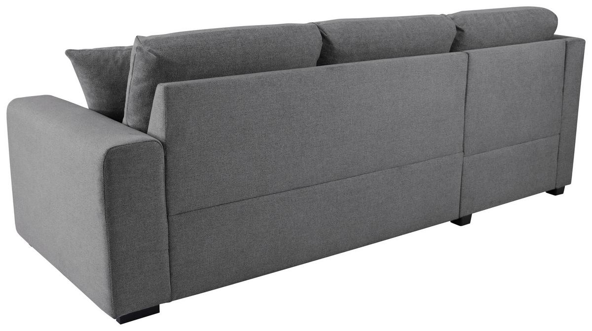 Ecksofa Lukas Grau S: 158x239 Cm - Grau, Trend, Textil (158/239cm)
