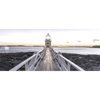 Leinwandbild Gustav - Multicolor/Weiß, KONVENTIONELL, Holz/Kunststoff (120/50cm) - James Wood