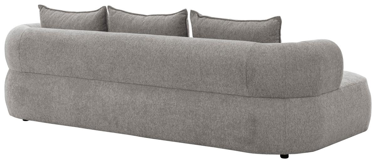 Bigsofa Ferro Grau B: 240 cm - Schwarz/Grau, Design, Textil (240/76/122cm) - Livetastic