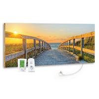Infrarot Heizung 800 W Brücke Zum Meer 40x100 Cm - MODERN, Stein (40/100/2cm) - marmony