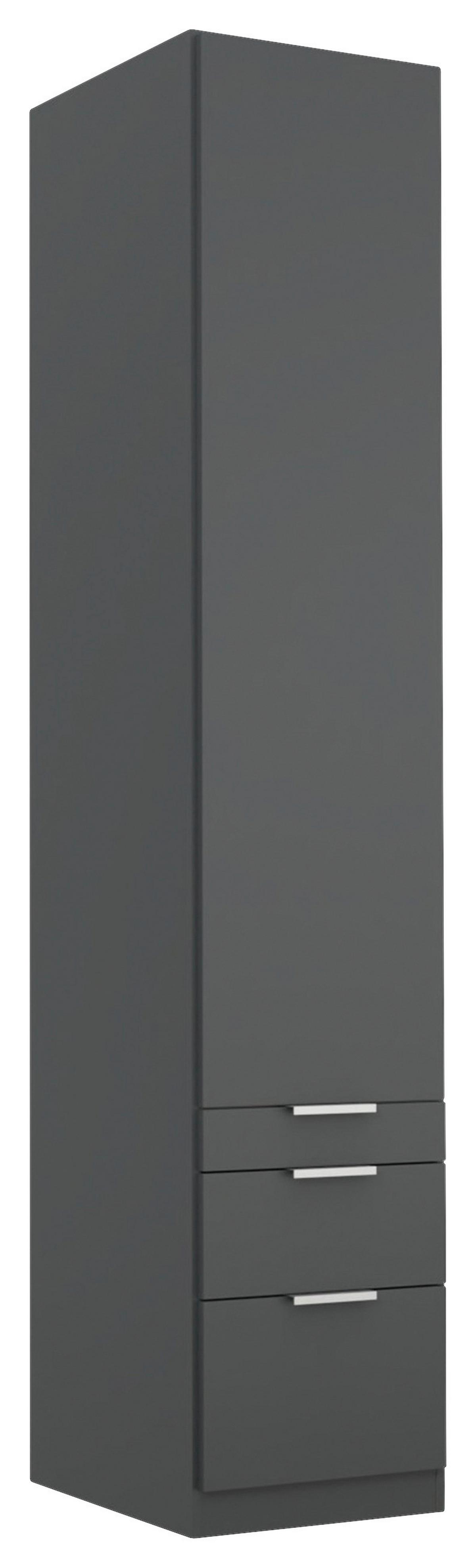 Drehtürenschrank mit Laden B: 47 cm Alabama, Grau - Grau, MODERN, Holzwerkstoff (47/229/54cm) - Rauch Möbel