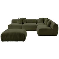 Ecksofa Bloom - Olivgrün, Trend, Textil (315/235cm) - Livetastic