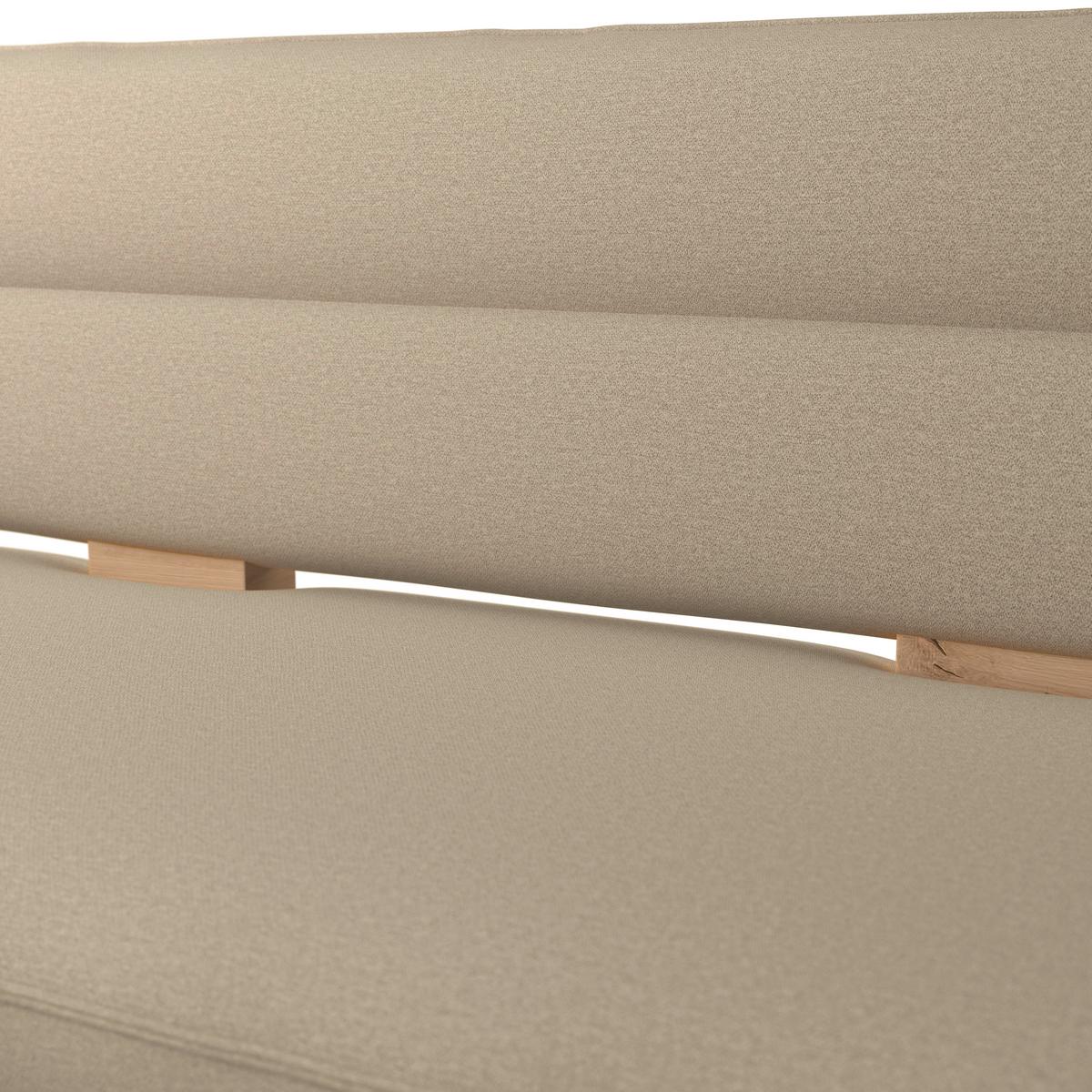 Eckbank Beluna Ii Webdstoff Beige, B: 170cm - Eichefarben/Beige, KONVENTIONELL, Holz/Textil (170/192cm) - James Wood