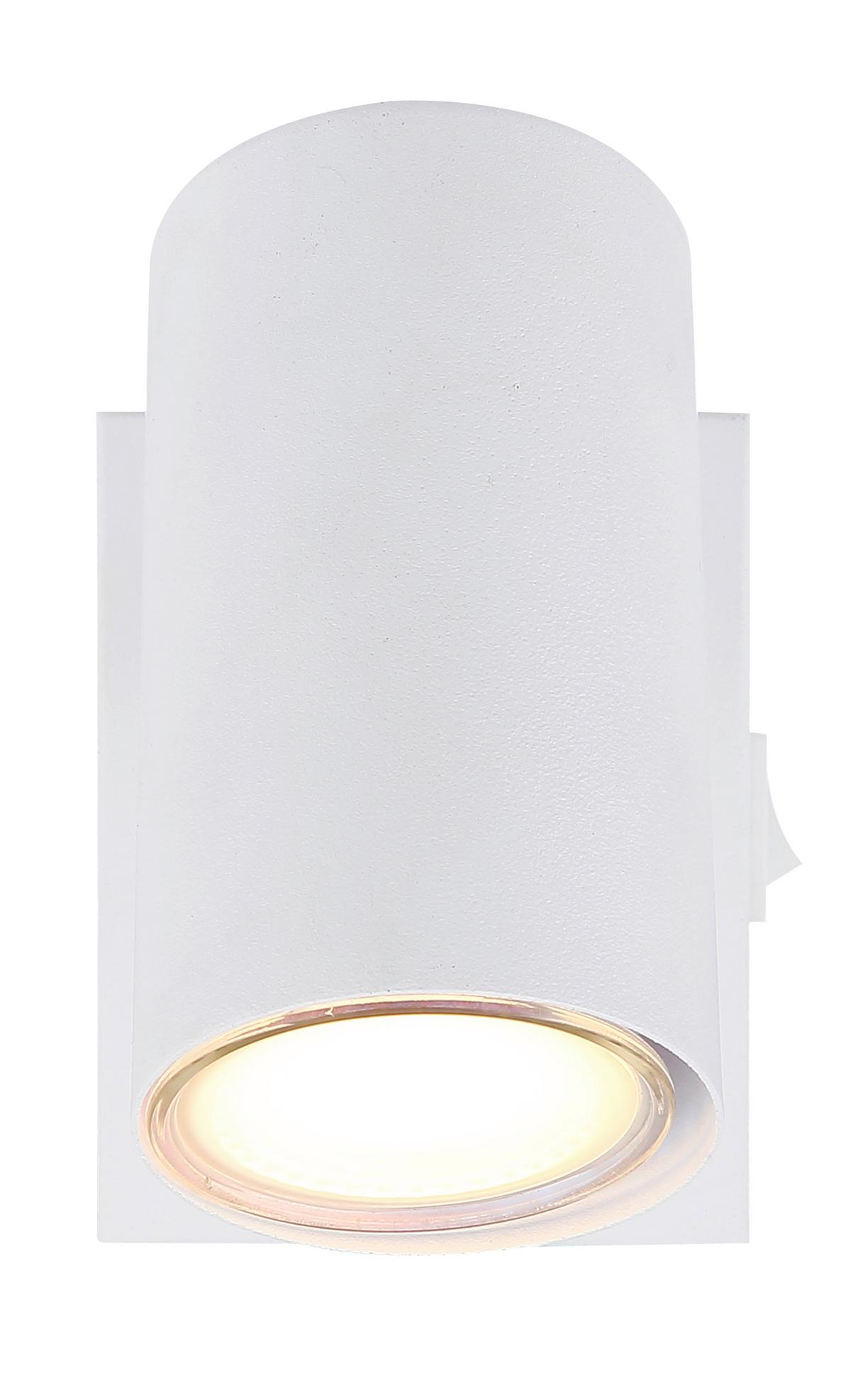 Strahler 57911-1w - Weiß, Basics, Metall (7/12/10cm) - Globo