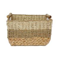 Aufbewahrungsbox Lilly - Naturfarben, KONVENTIONELL, Naturmaterialien/Holz (35/25/25.5cm) - Ondega
