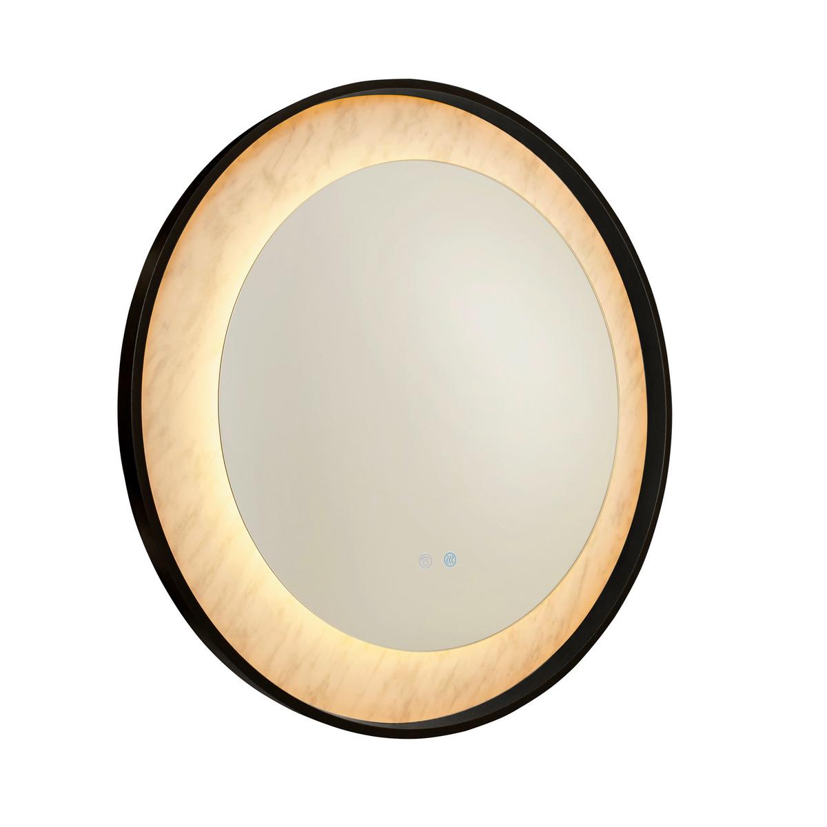 Fürdőszobai Falilámpa 96060bk Luxo - fekete, Design, üveg/fém (80/80cm) - Searchlight