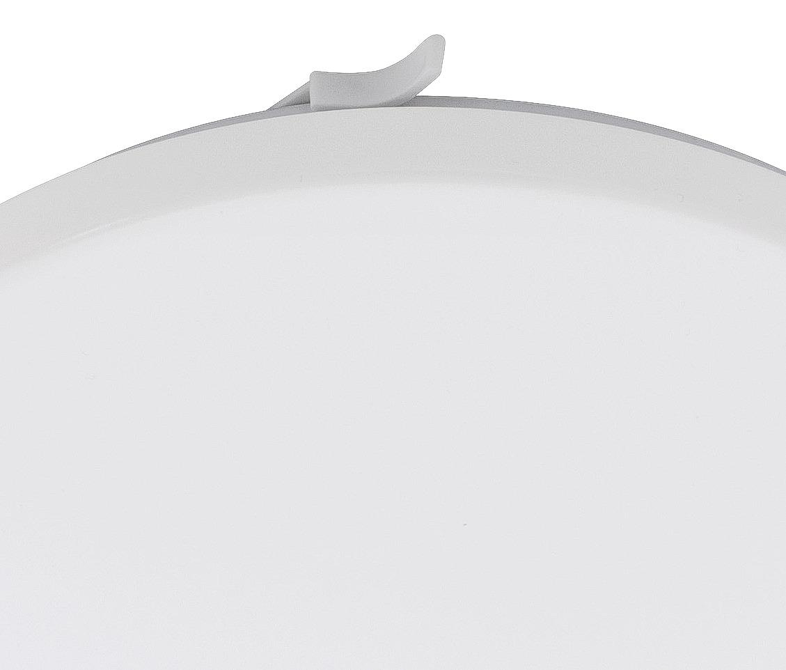 Led-deckenleuchte Frania Ø 33 Cm - Weiß, MODERN, Kunststoff/Metall (33/7cm)