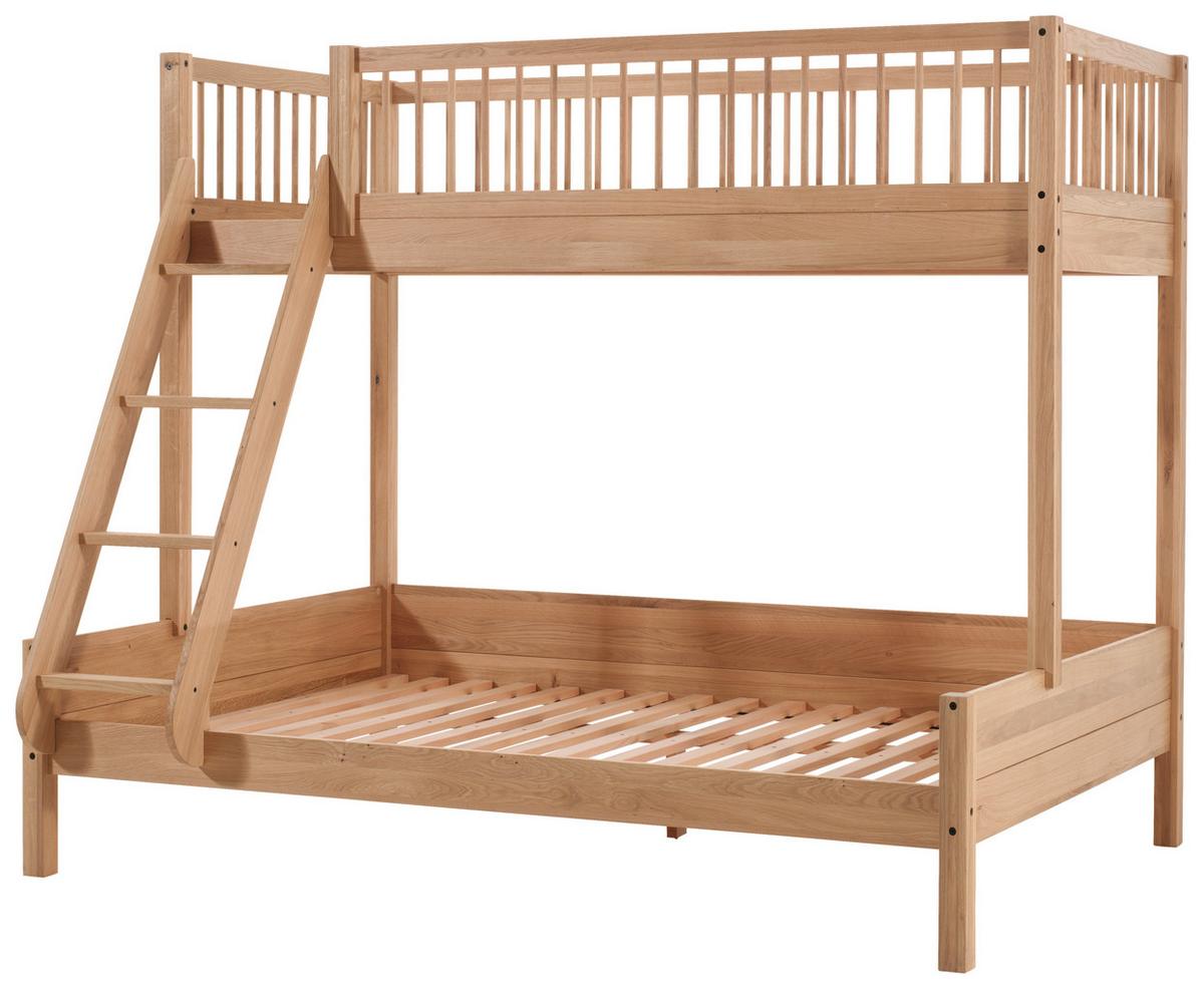 Etagenbett Forrest Eichefarben 90/140x200cm - Eichefarben/Naturfarben, MODERN, Holz (90/140/200cm) - Vipack