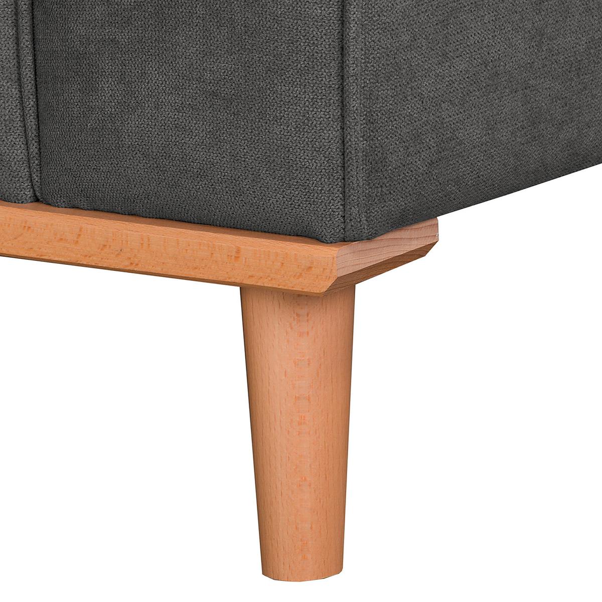 Ecksofa Beata Beige S: 150x230 cm - Wengefarben/Beige, Design, Textil (150/230cm) - Livetastic