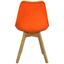 Stuhl-Set Woody 4-Er Set Orange - Naturfarben/Orange, MODERN, Holz/Kunststoff (48/83/48cm) - Livetastic Stuhl-Set Woody 4-Er Set Orange - Naturfarben/Orange, MODERN, Holz/Kunststoff (48/83/48cm) - Livetastic