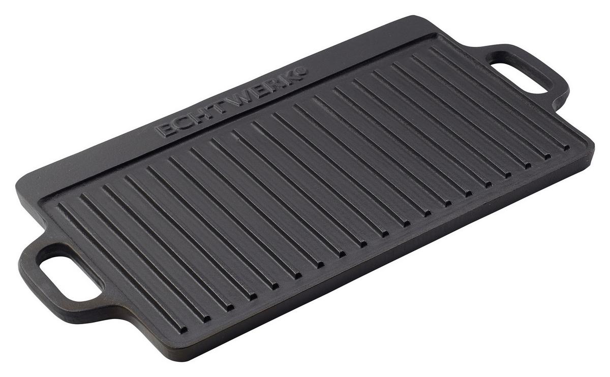 Grillplatte Echtwerk Grillplatte Small - Schwarz, Design, Metall (45,5/23/1,5cm) - Echtwerk