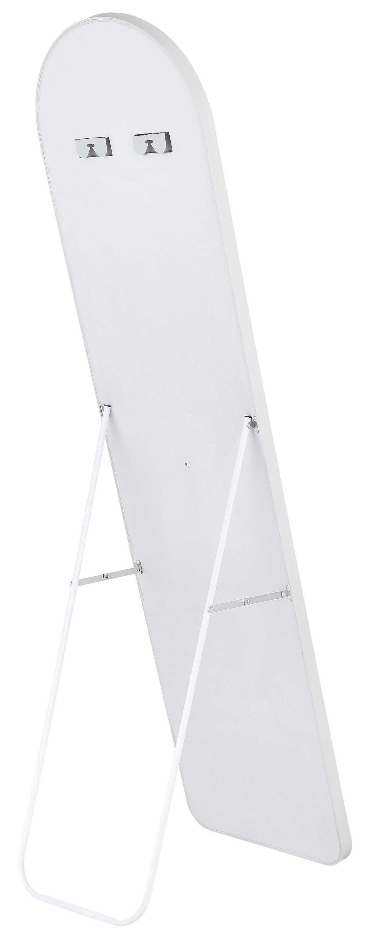 STANDSPIEGEL Touchdimmer - Weiß, Design, Glas/Kunststoff (40/50/160cm) - Globo