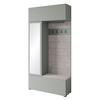 Garderobe Tejo Graugrün B: 115 cm - Graugrün, Design, Holzwerkstoff (115/231,9/37,5cm) - Livetastic