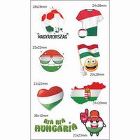 Tetoválás Matricák Foci Eb 2024 - műanyag/papír (0,015kg)