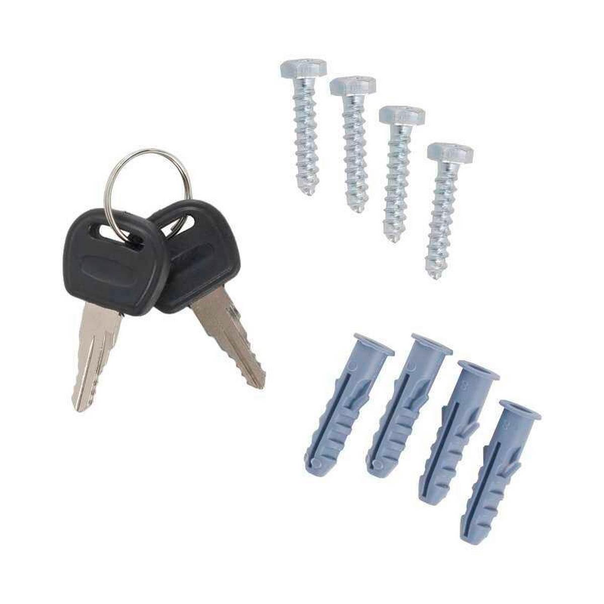 Tresor Jupiter6el - Anthrazit, KONVENTIONELL, Metall (45/85/36cm) - ROTTNER