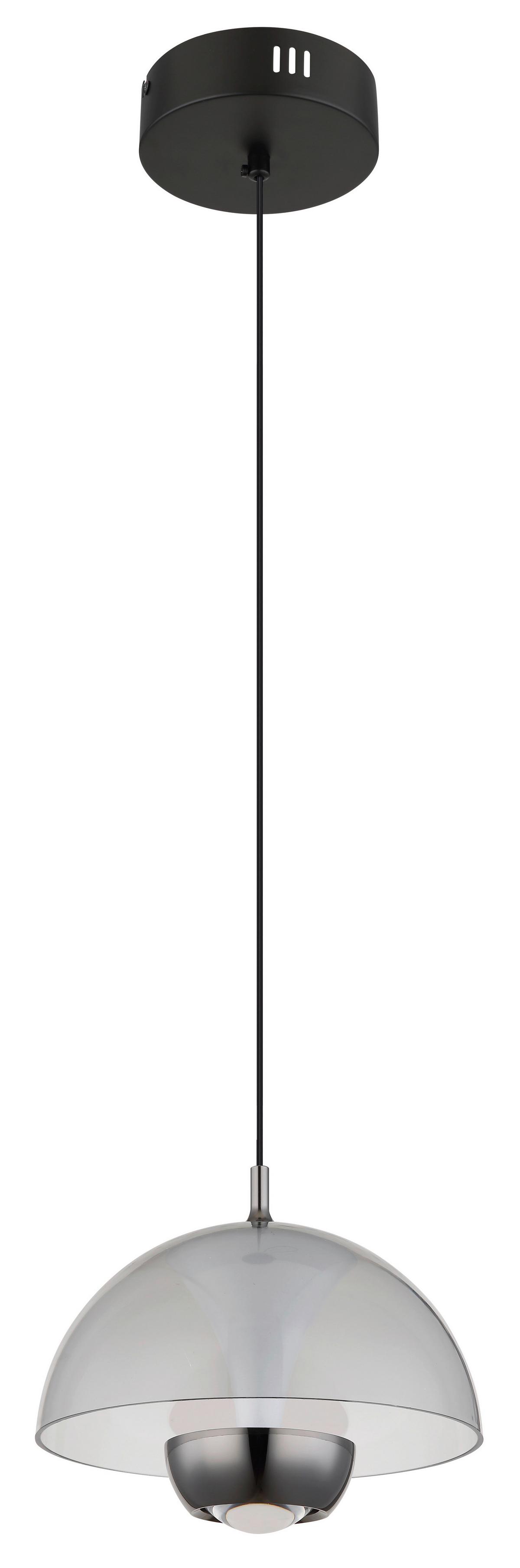 LED-Hängeleuchte 16022 - Schwarz, Design, Kunststoff/Metall (23/120cm) - Globo