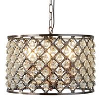 Hängeleuchte Marquise H: 100 Cm, 3-Flammig Höhenverstellbar - Kupferfarben, LIFESTYLE, Glas/Metall (38/100cm)