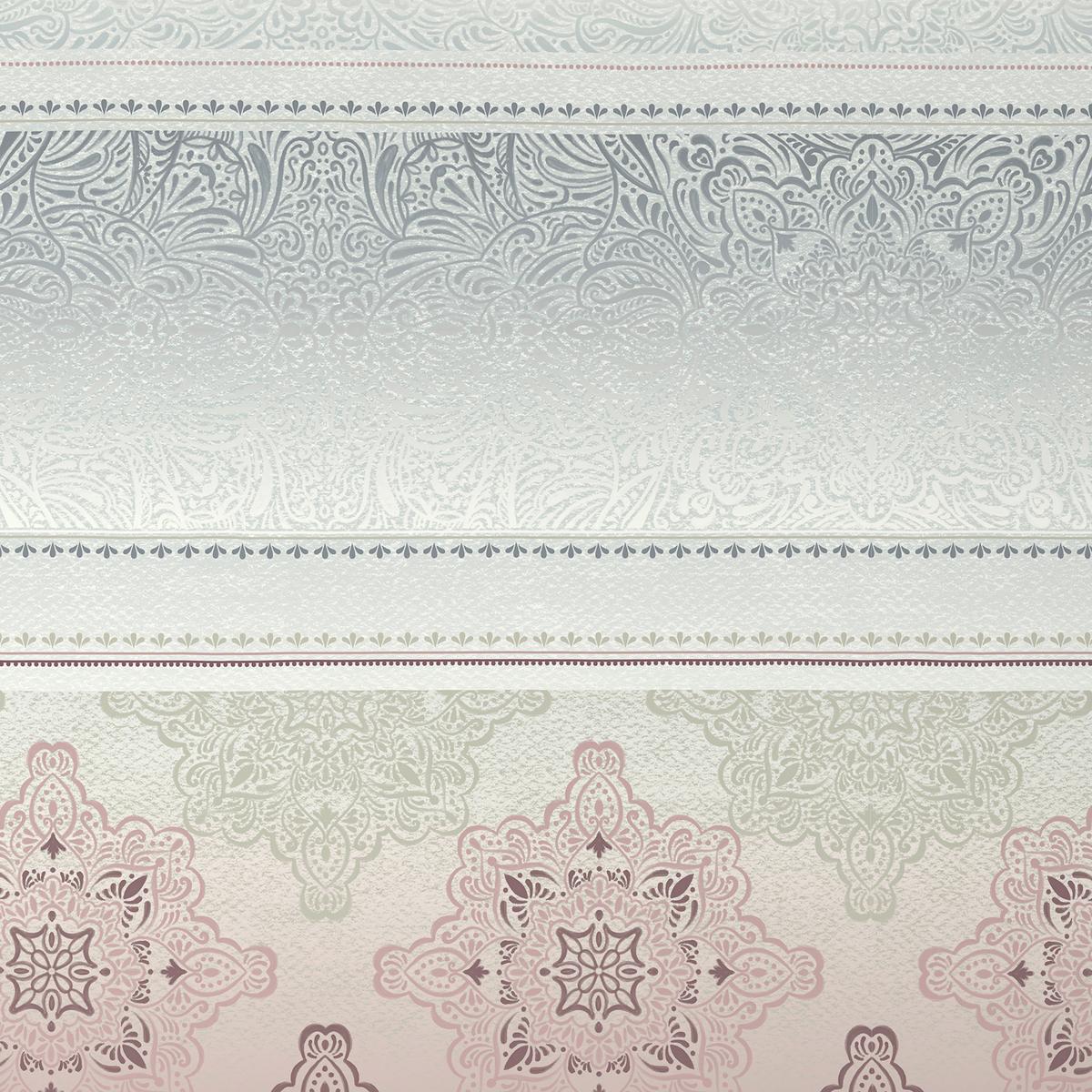 Bettwäsche Sigrid - Beere/Grau, ROMANTIK / LANDHAUS, Textil - James Wood