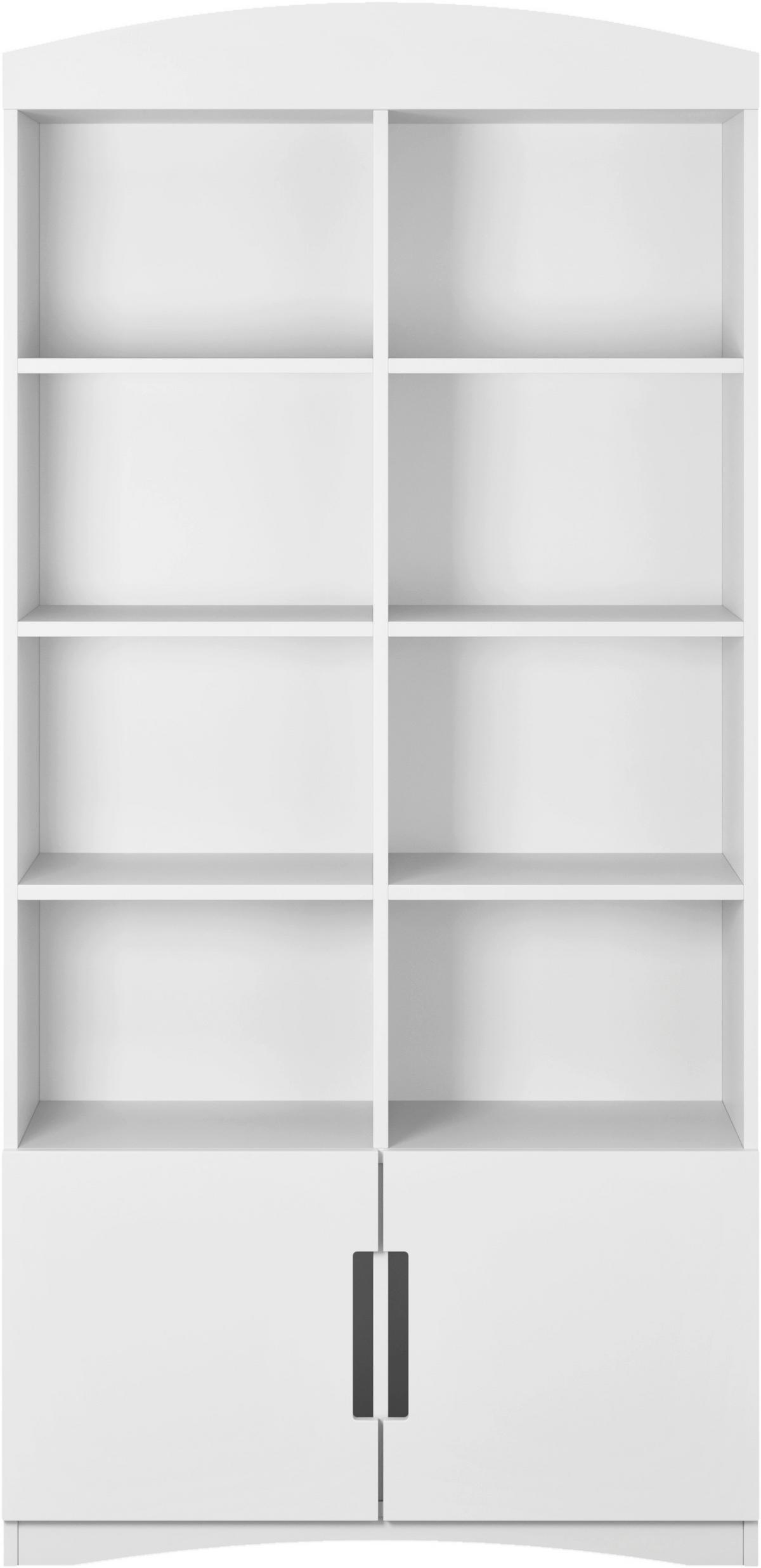 REGAL Classic Weiß B: 90cm - Weiß, MODERN, Holzwerkstoff (90/188,2/36cm) - MID.YOU