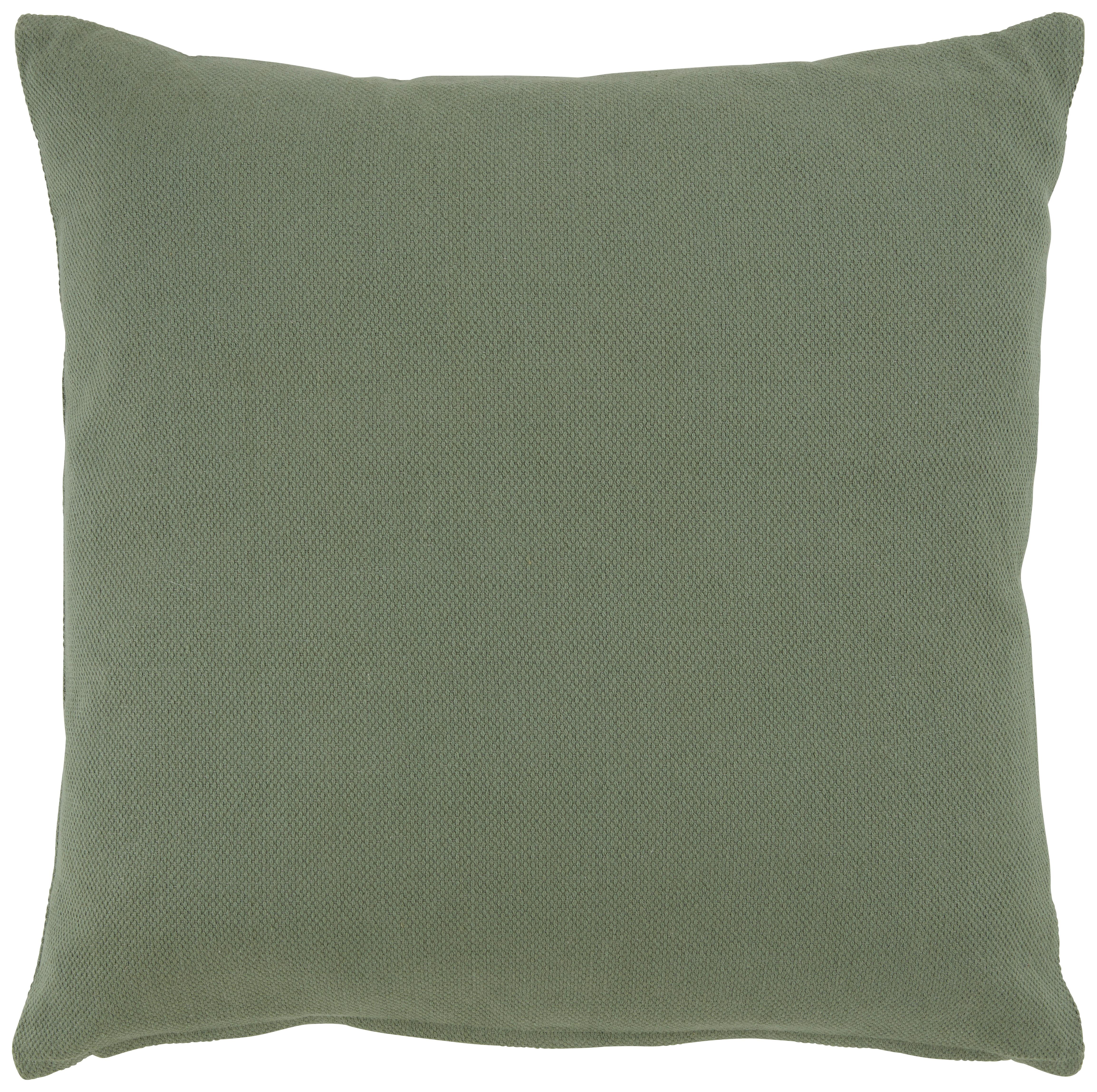 DEKORAČNÝ VANKÚŠ Chris, 50/50cm, zelená - tmavozelená, Modern, textil (50/50cm) - Premium Living