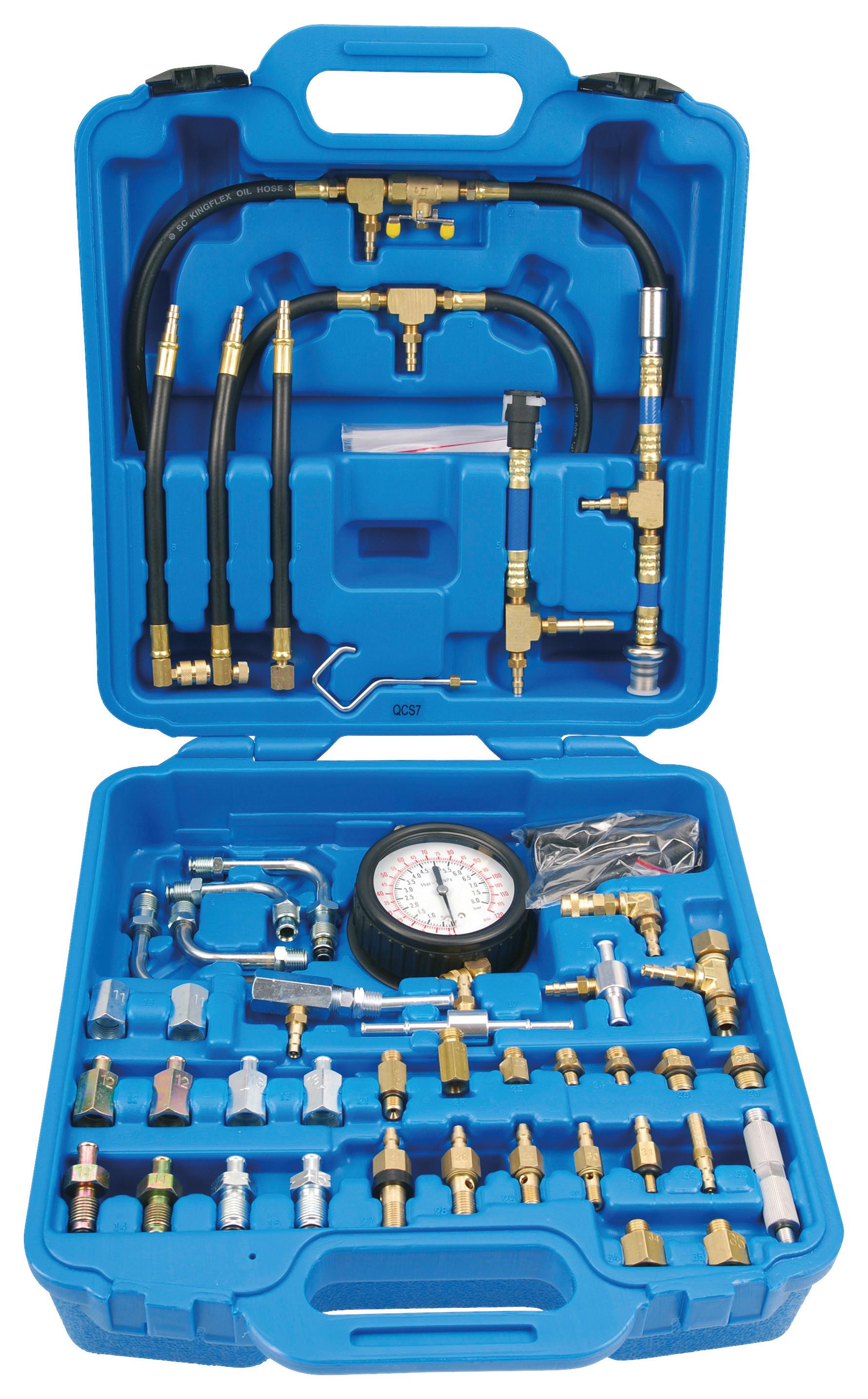 Benzindruck-prüfer 8026 - Blau, Basics (43,7/38/17,3cm)