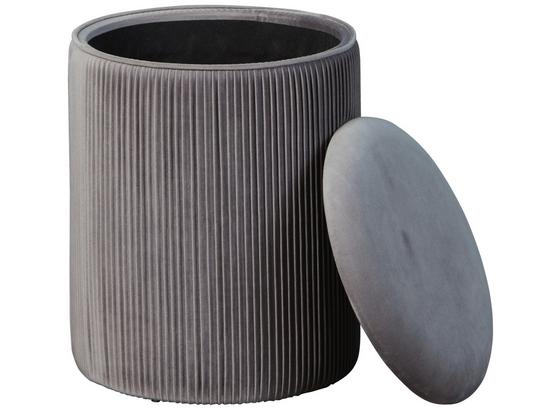 Hocker Salim Grau B: 35 cm - Grau, Basics, Holzwerkstoff/Textil (35/44/35cm) Hocker Salim Grau B: 35 cm - Grau, Basics, Holzwerkstoff/Textil (35/44/35cm)