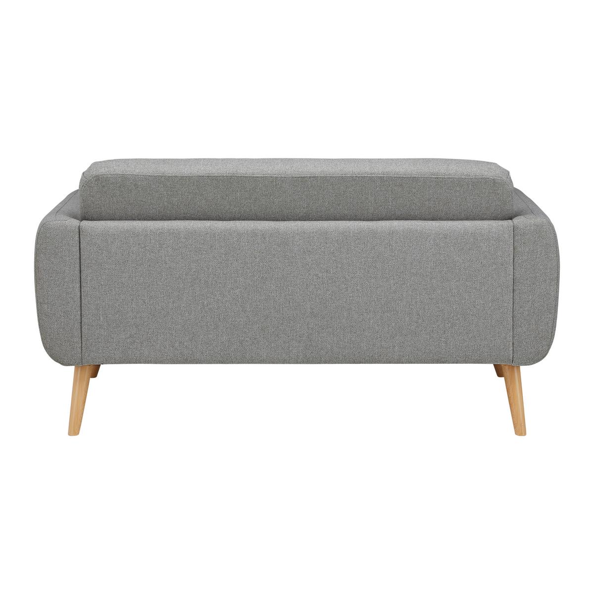 Pohovka PIA sivá - prírodná farba/tmavosivá, Modern, drevo/textil (146/76/75cm) - Bessagi Home