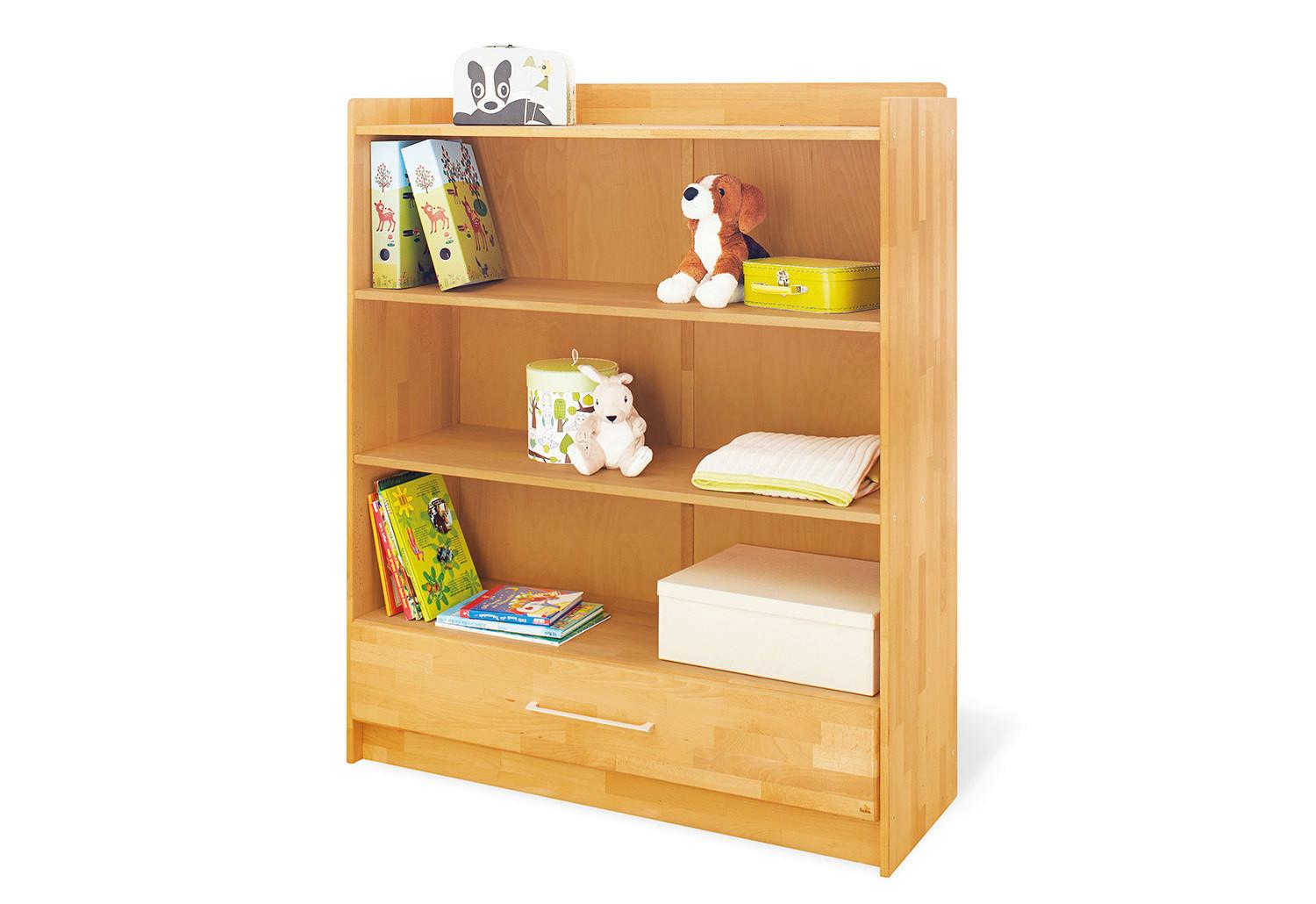 BABYREGAL 182174B NATURA - Buchefarben, Natur, Holz (120/144/41cm) - Pinolino