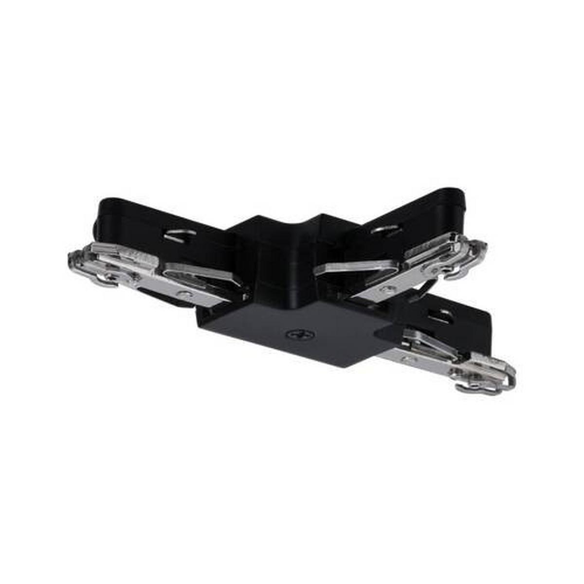 Schienensystem Urail T-Verbinder 96907 Schwarz - Schwarz, Design, Kunststoff/Metall (10,4/1,8/6,2cm) - Paulmann