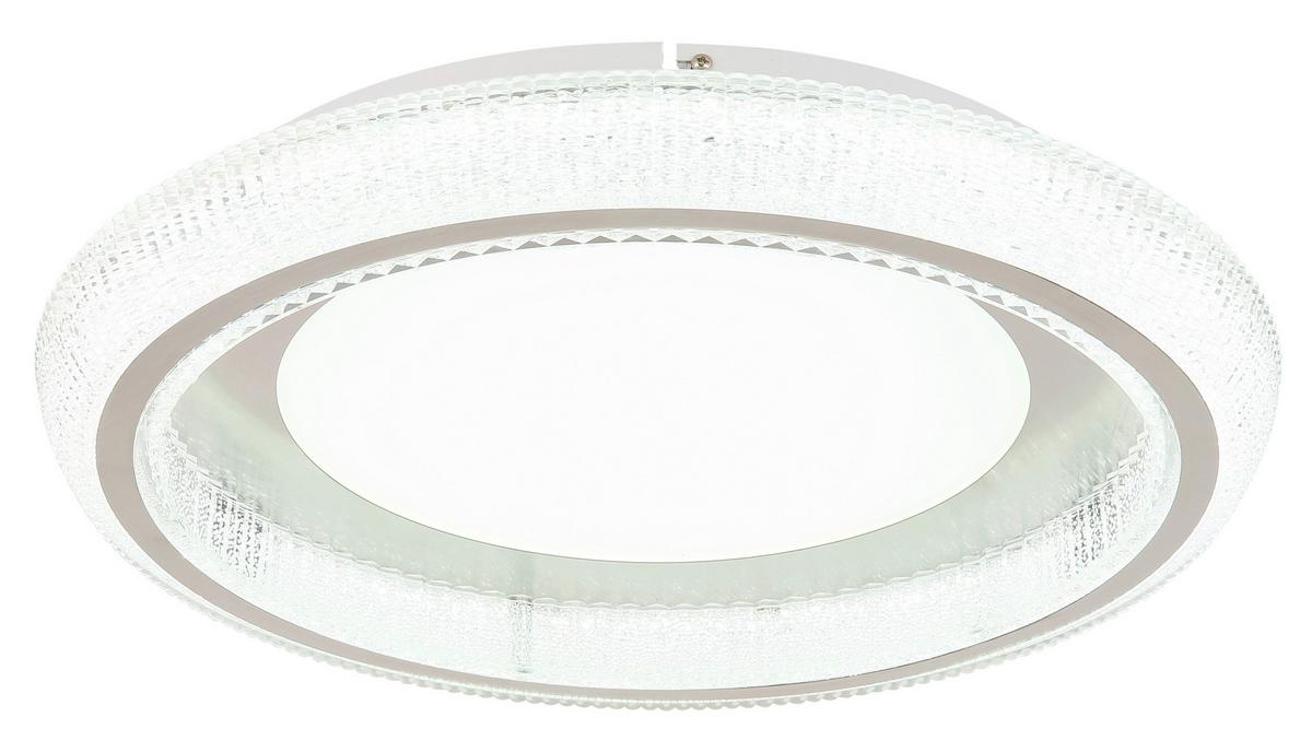 Led-deckenleuchte 48375-45 - Klar/Opal, Design, Kunststoff/Metall (50/8,5cm) - Globo