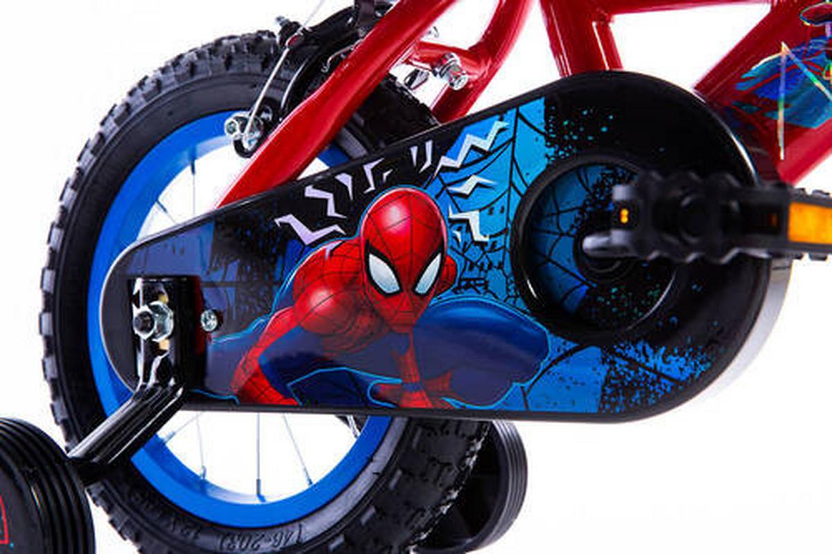 Kinderfahrrad Mit Stützrädern Huffy Spider-Man 12 - Blau, Basics, Metall (54/84,5/73,5cm)