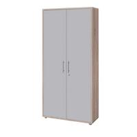 AKTENSCHRANK OFFICE EDITION - Grau/Sonoma Eiche, MODERN, Holzwerkstoff (84,4/185,6/33cm) - MID.YOU