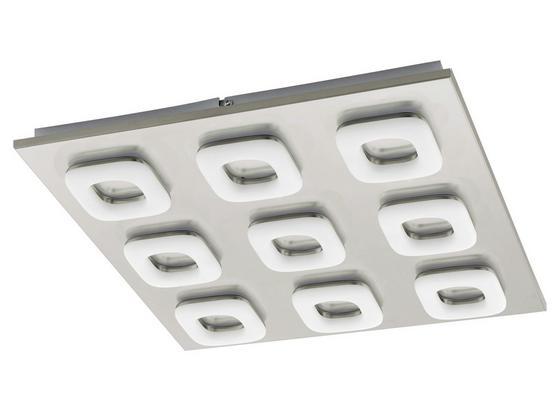 LED-Deckenleuchte Litago - Weiß/Nickelfarben, MODERN, Kunststoff/Metall (47/47/5,5cm) LED-Deckenleuchte Litago - Weiß/Nickelfarben, MODERN, Kunststoff/Metall (47/47/5,5cm)