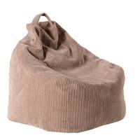 SITZSACK Hellbraun B: 80cm - Hellbraun, Trend, Textil (80/85/80cm) - Livetastic
