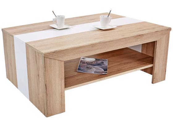 Konferenčný Stolík Madras - farby dubu/biela, Konvenčný, kompozitné drevo (110/40/70cm) Konferenčný Stolík Madras - farby dubu/biela, Konvenčný, kompozitné drevo (110/40/70cm)