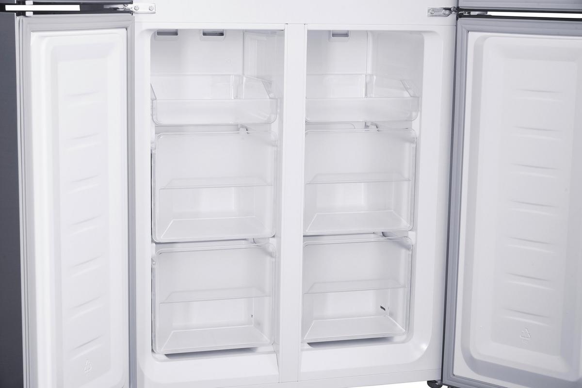 Multi-door W-Cd 362 Nfd E Ix - Silberfarben, KONVENTIONELL, Kunststoff/Metall (79/180/62cm) - Wolkenstein