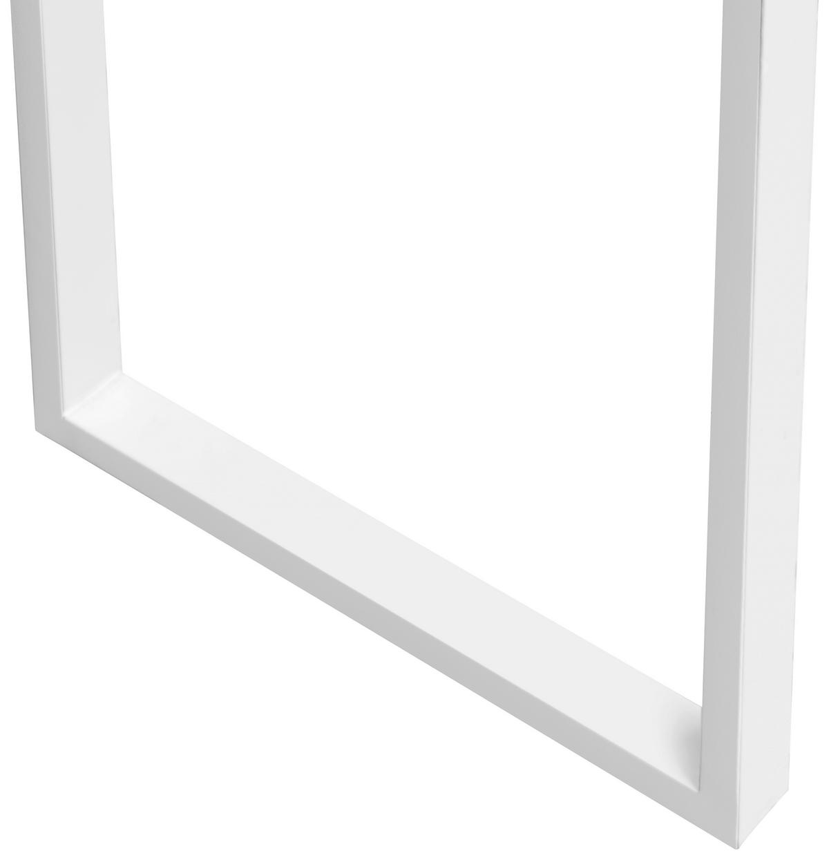 Eckschreibtisch Mit Stauraum B: 140cm H: 75cm Tamara - Eichefarben/Weiß, MODERN, Holzwerkstoff/Metall (140/60/75cm) - MID.YOU