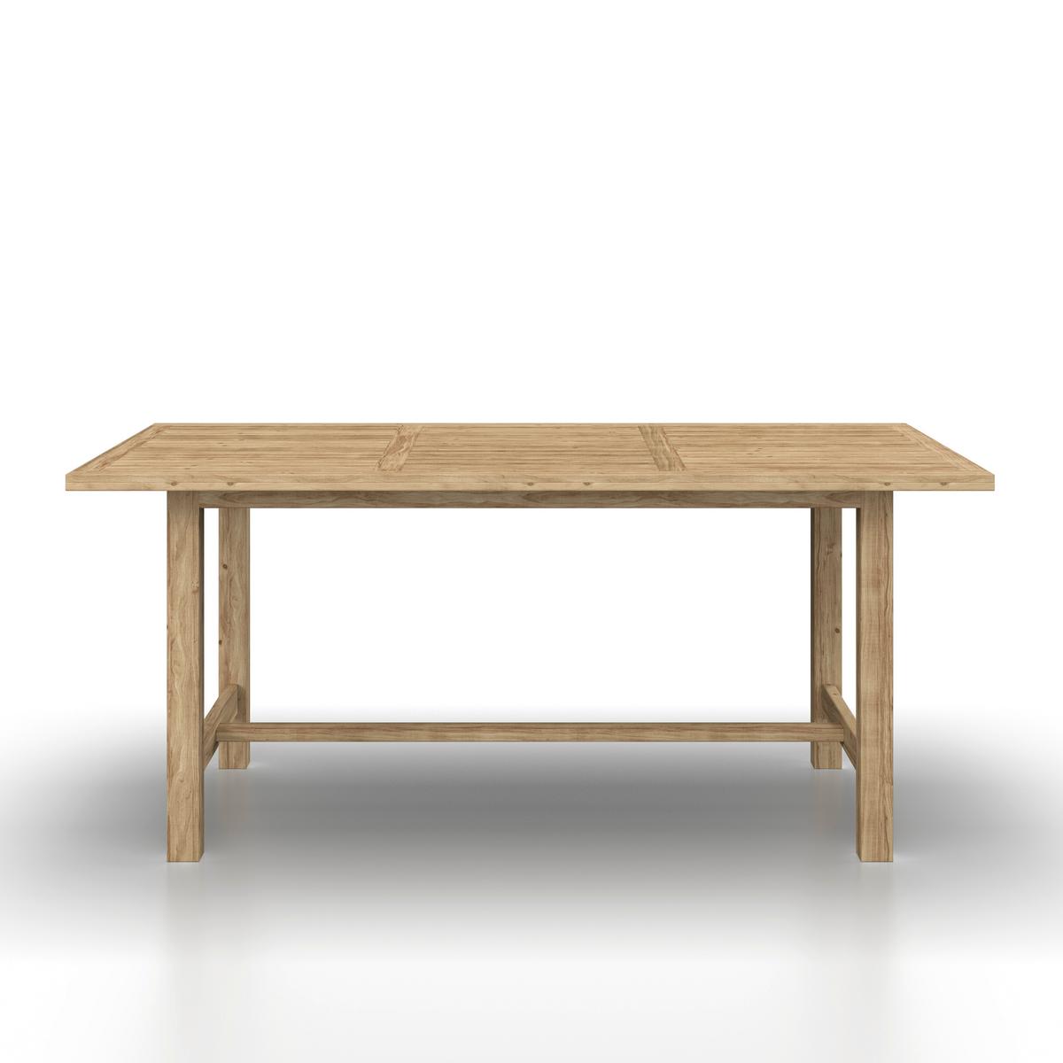 ZÁHRADNÁ SÚPRAVA SIMONE - farba akácie/svetlosivá, Modern, drevo/textil - Bessagi Garden