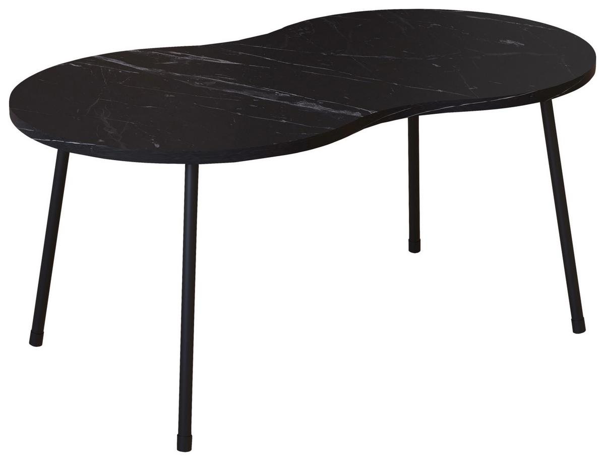 Couchtisch Mirola Schwarz L: 90 Cm - Schwarz, Design, Holzwerkstoff (90/41/42cm) - MID.YOU