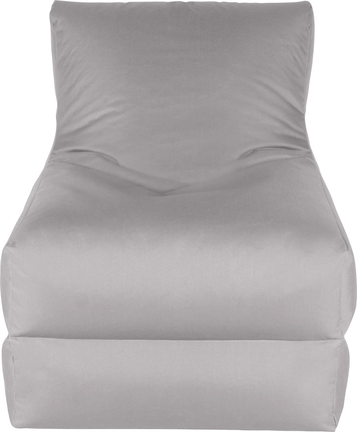 Sedací vak Billy SILBER - barvy stříbra, Basics, textil (80/70/80cm) - Ondega