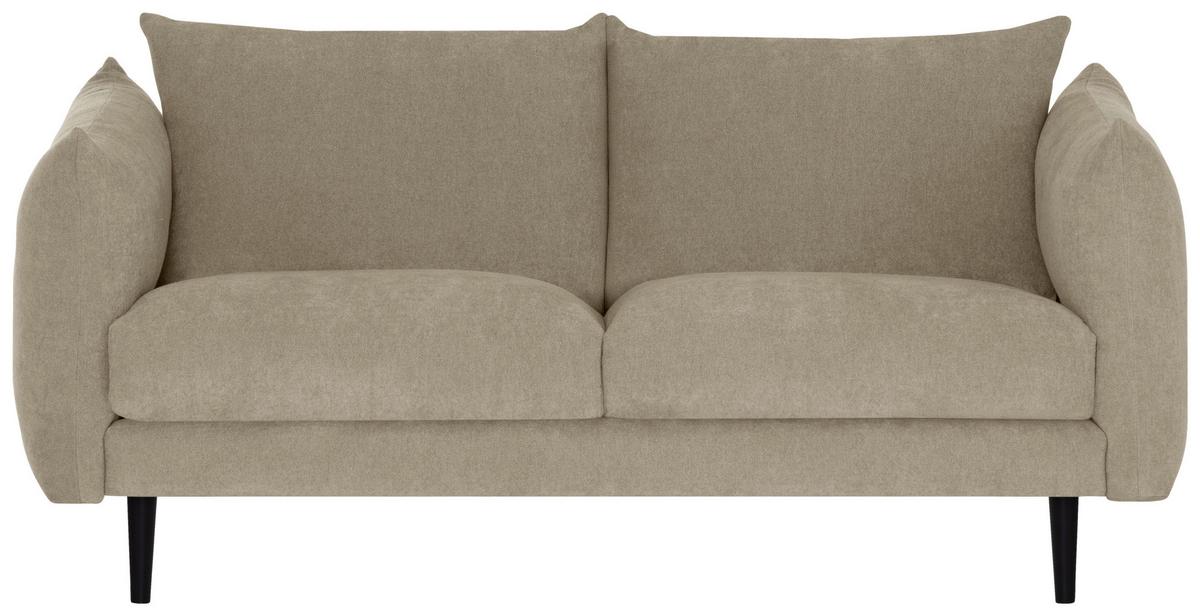 2,5-Sitzer Mysholm B: 193 cm Beige - Beige/Schwarz, KONVENTIONELL, Textil (193/86/102cm) - MID.YOU