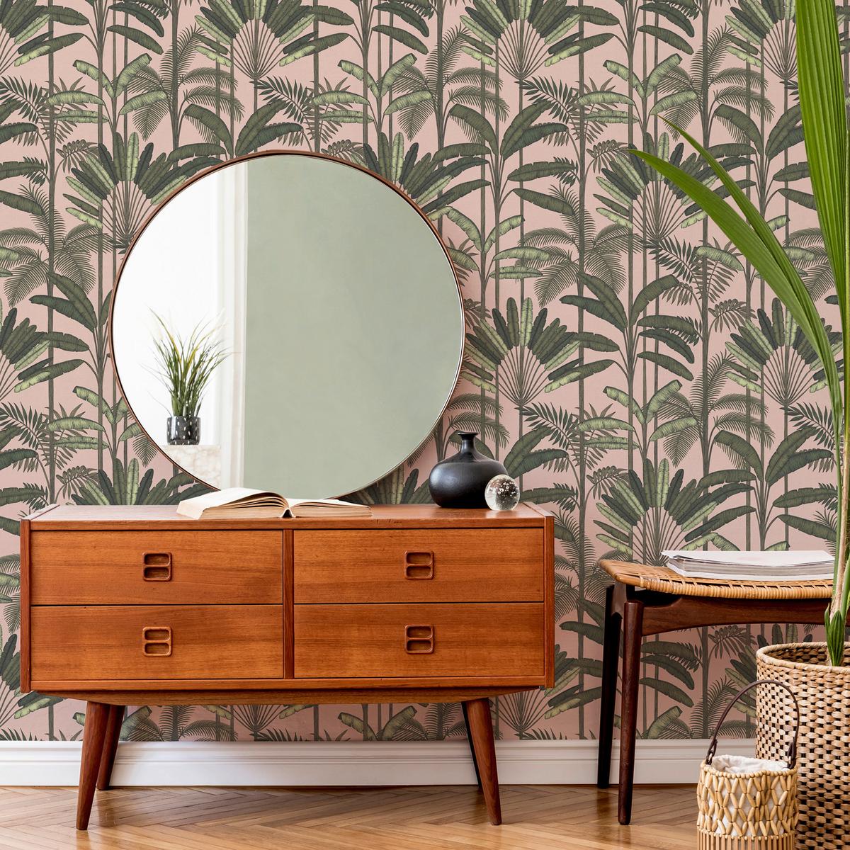 Vliestapete 118133 - Pink, Basics, Papier/Kunststoff (52/1005cm)