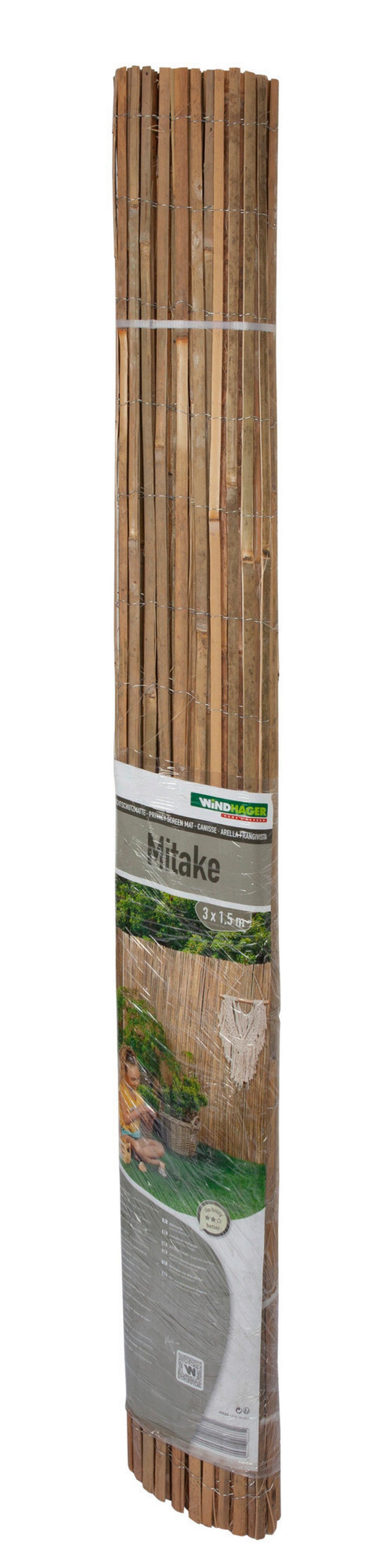 Sichtschutz Mitake Natur 150x300 Cm - Naturfarben, Basics, Naturmaterialien (150/300cm)