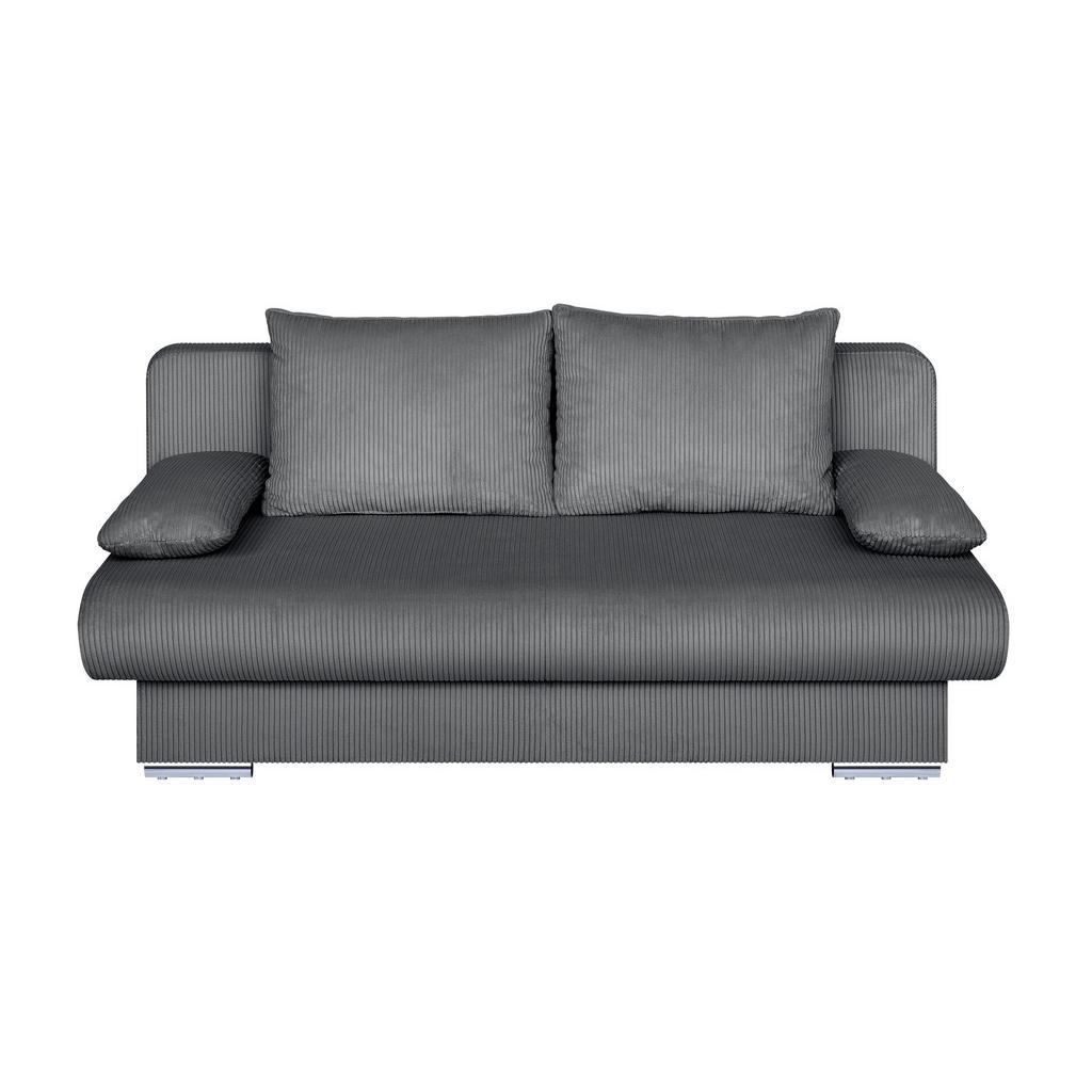 SCHLAFSOFA Bora Dunkelgrau B: 193 cm