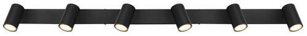 Strahler 57911-6db - Schwarz, Design, Metall (115/6/12cm) - Globo