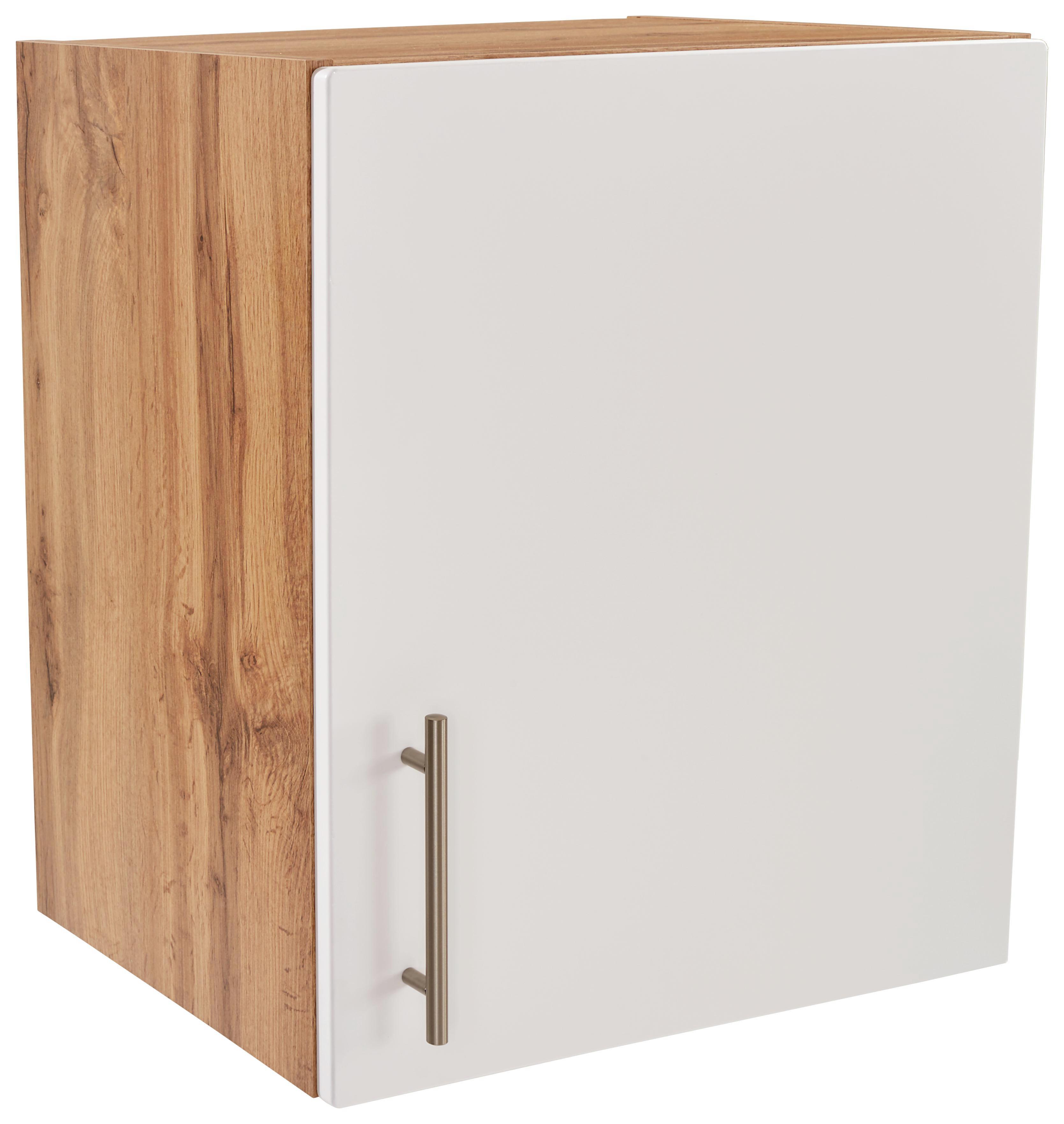 Küchenoberschrank Stella H50 - Eichefarben/Weiß, Holzwerkstoff (50/57/37cm) - Ombra